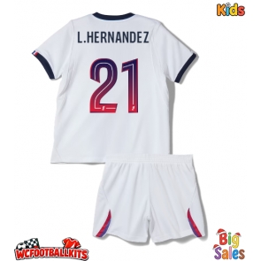 Paris Saint-Germain Lucas Hernandez #21 Replica Away Stadium Kit for Kids 2026-27 Short Sleeve (+ pants)